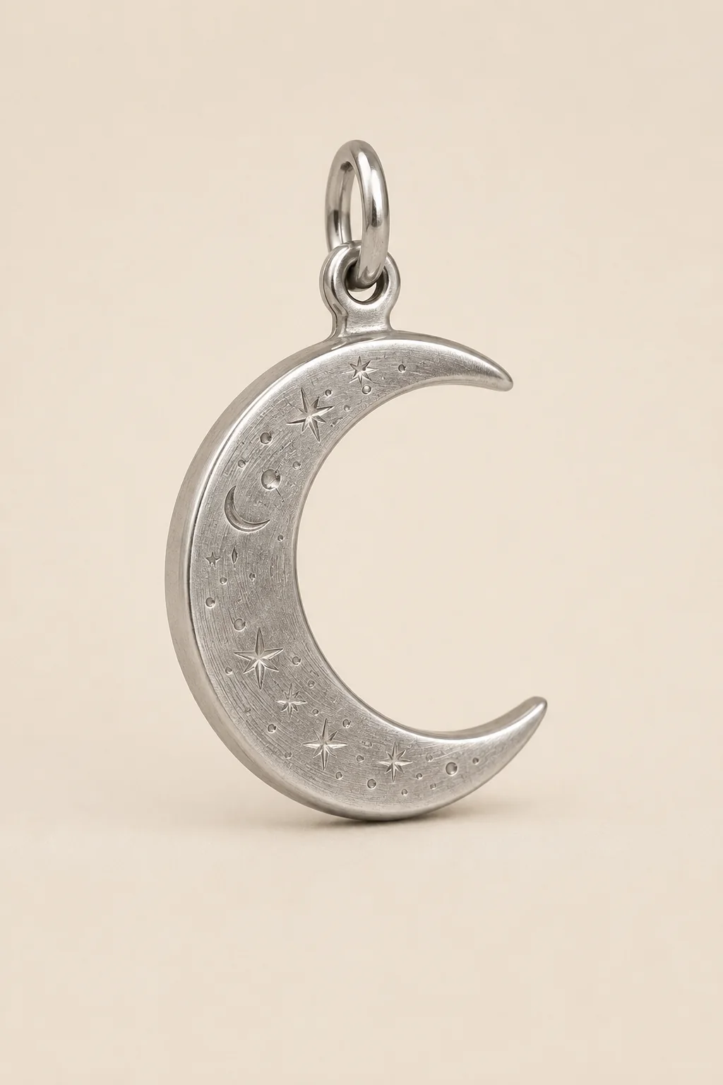 Charm Lune, argenté